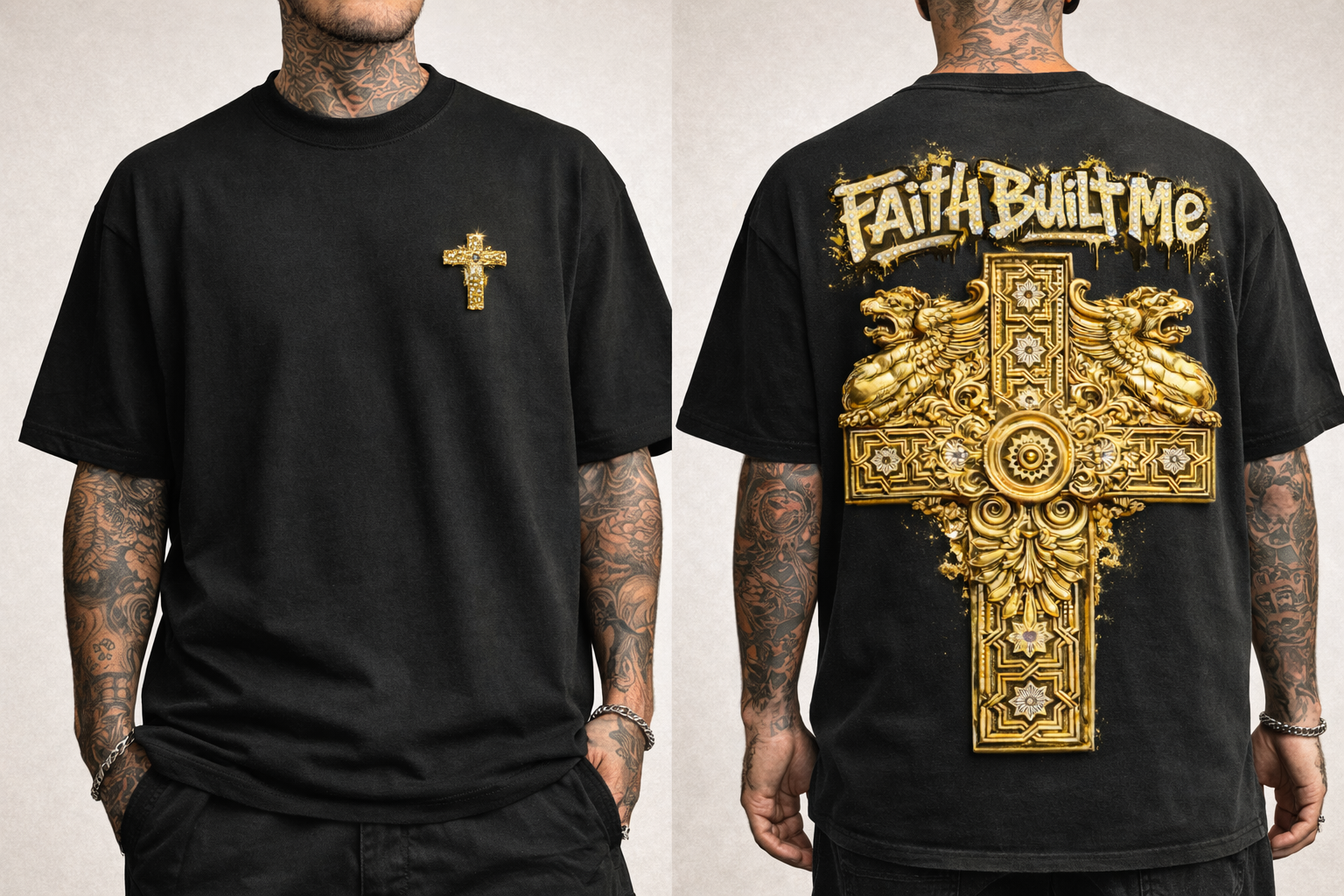 Faith Built Me Graphic Tee