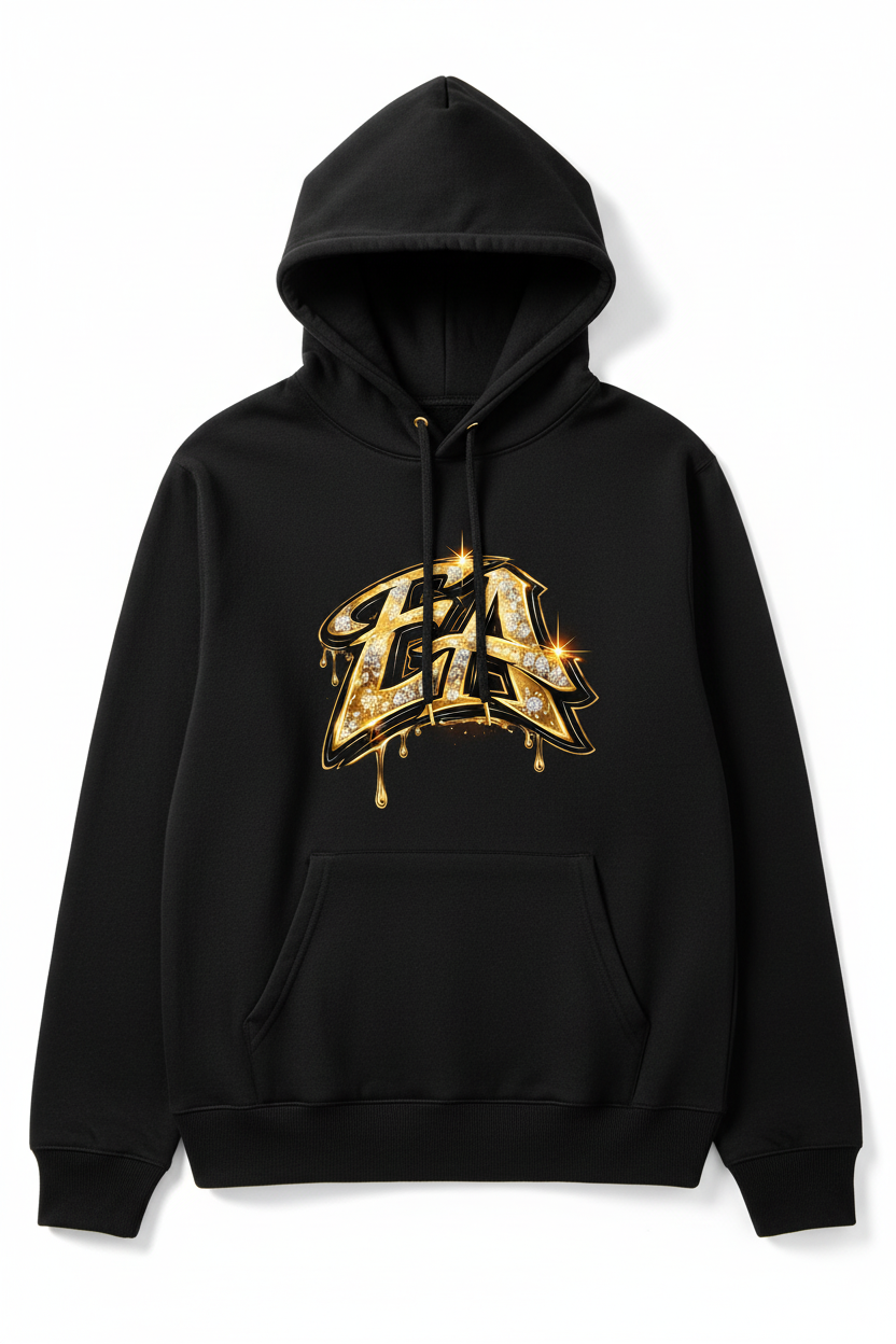 EA Diamond Graffiti Hoodie Front