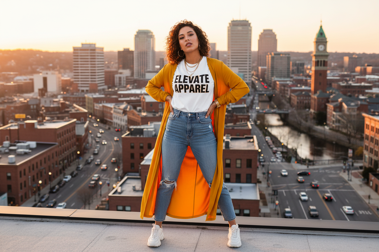Elevate Apparel Worcester City Model