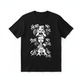 Hear No Evil Speak No Evil See No Evil graphic tee on black shirt – Elevate Apparel